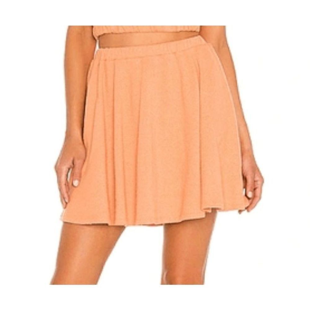 Free People Beach Ace French Terry Peach Mini Skirt Women's Size XS